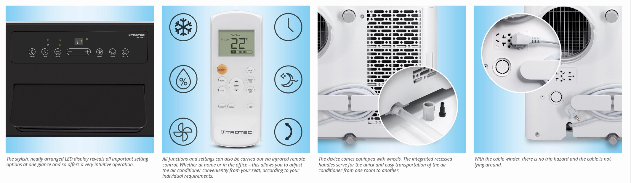 Trotec Pac Range of Air Conditioners| Eco Friendly R290 Natural Refrigerant