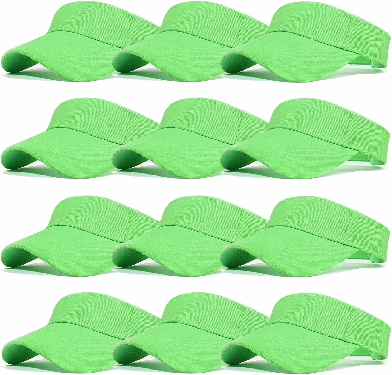 Ultrafun Unisex Sports Sun Visor Adjustable UV Protection Sun Hat Cap for Beach Pool Golf Tennis