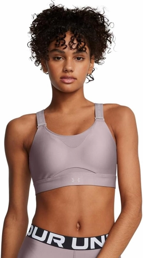 Under Armour Womens Infinity High Impact Sports Bra, (015) Tetra Gray / / Tetra Gray, Large A-C