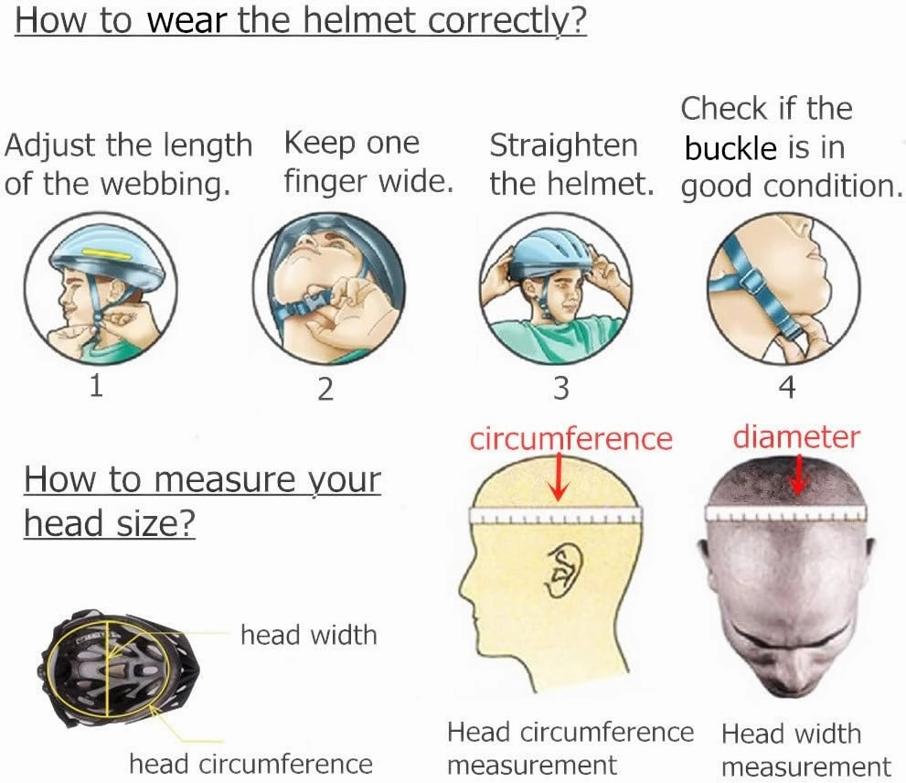 UPANBIKE Adult Bike Helmet - One-Piece Adjustable Safety Protection for Mountain & Road Bikes