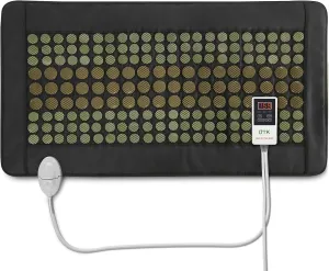 UTK Far Infrared Heating Pad for Back Pain Relief, Full Back Infrared Heating Pad, Larger Size with 132 Jade & 54 Tourmaline Stones, Temperature and Time Adjustable(21'' x 38')|Gift for Dad