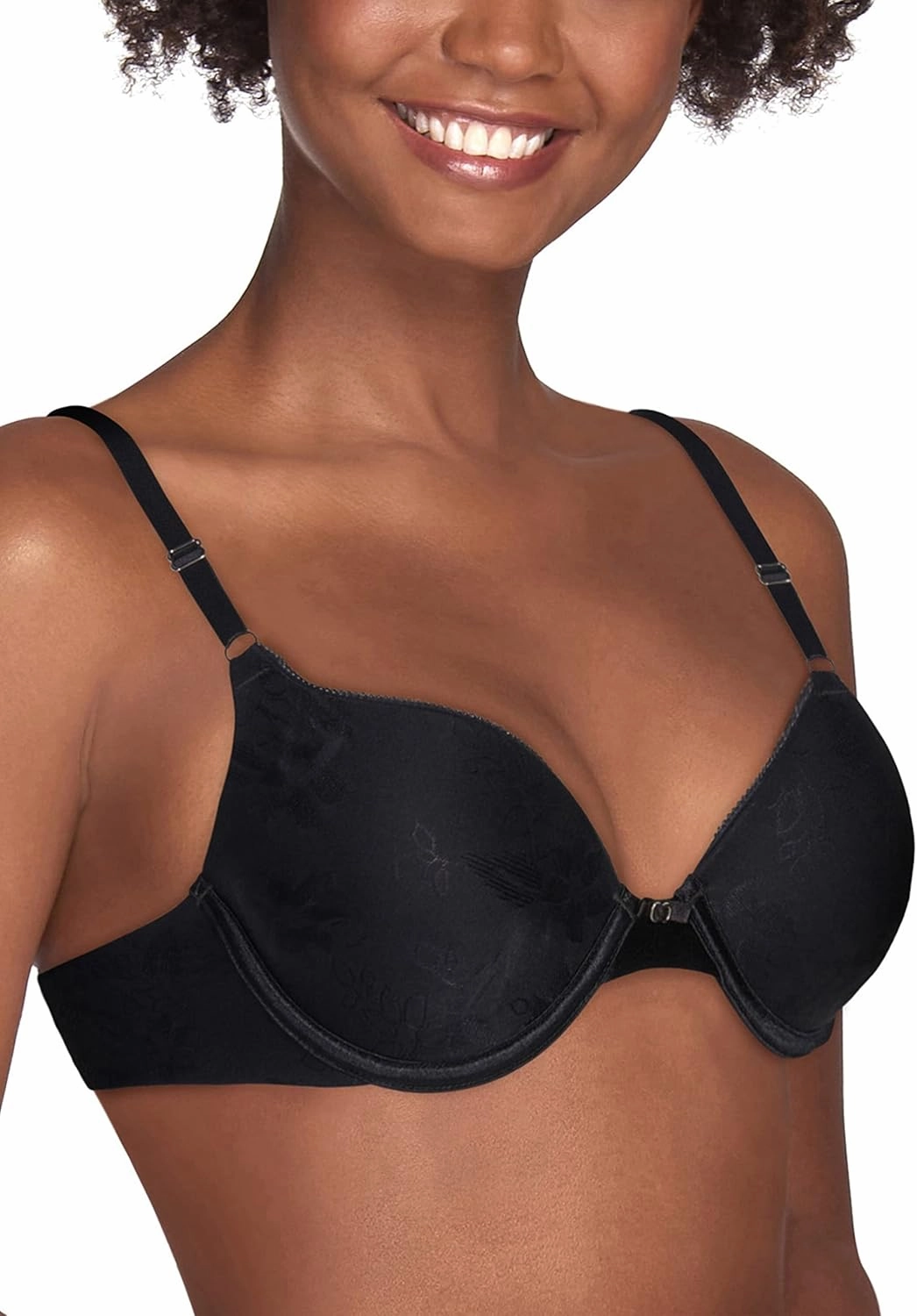 Vanity Fair Women's Ego Boost Push Up Bra, Adds Up to One Full Cup Size, Underwire Push Up Bras for Women