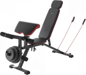 VEVOR Weight Bench, Adjustable Weight Bench Press for Full Body Workout,
