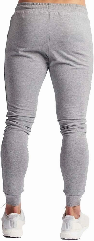 Wangdo Men's Joggers Sweatpants Gym Training Workout Pants Slim Fit with Zipper Pockets