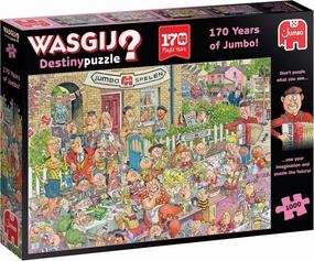 Wasgij Destiny, 170 Year Special Edition - 1000 Piece Jigsaw Puzzles for Adults - Fun, Challenging & Brainteasing Adults Jigsaw Puzzle - Puzzle The Future - 100% Recycled Cardboard - 1000pcs - Jumbo