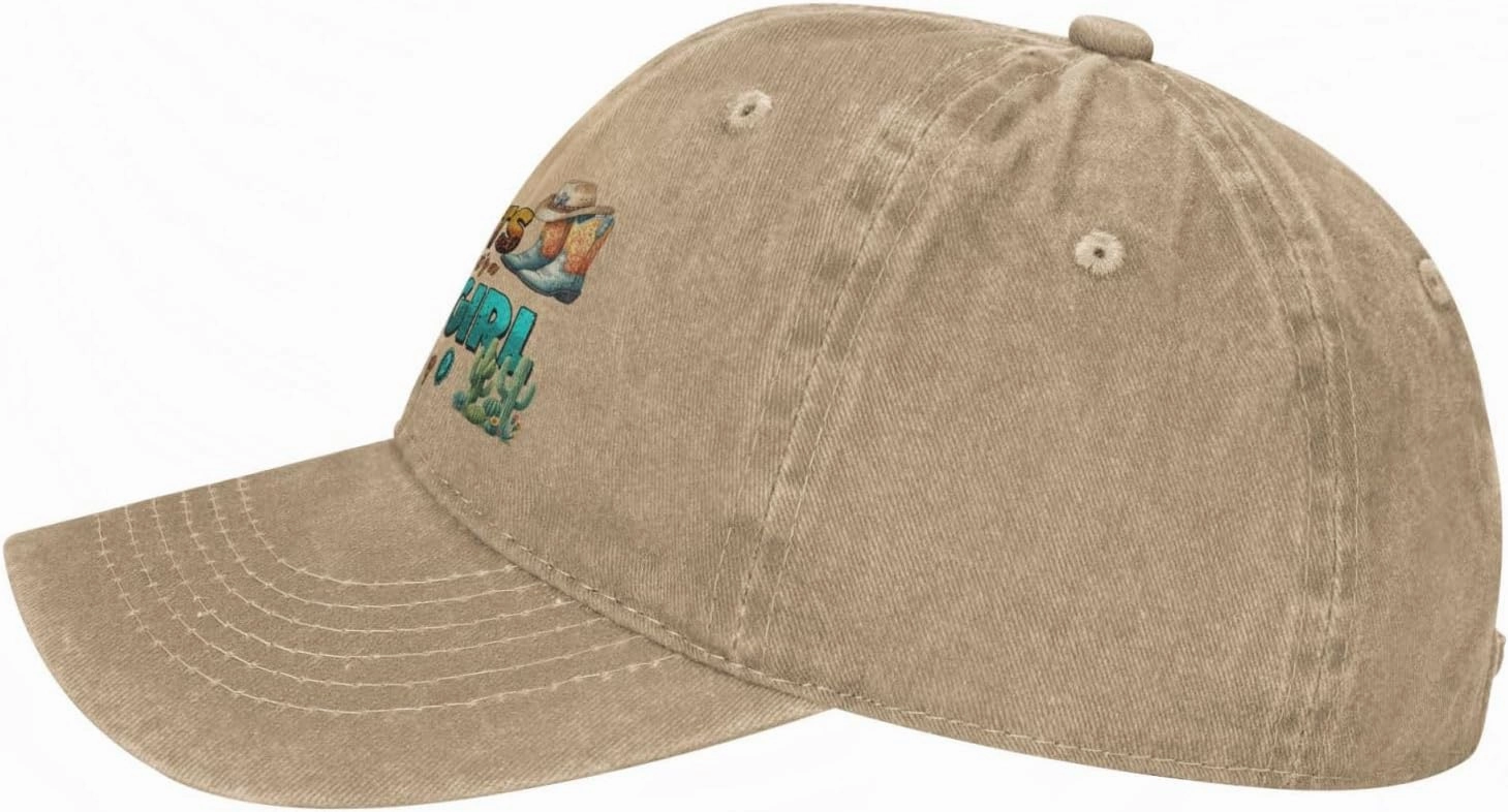 Western Cowgirl Just Wanna Have Fun Baseball Cap Golf Hat Dad Hat Vintage Cotton Washed Baseball Caps for Women Man