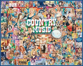 White Mountain Puzzles Country Music, 1000 Piece Jigsaw Puzzle