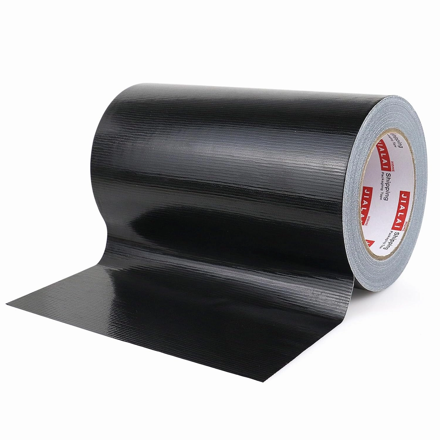 Wide Duct Tape, Industrial Grade 30Yards (90 ft) Wide Tape 8'' Duct, 9 Mil Heavy-Duty, Waterproof, Strong, Flexible, No Residue, for Crafts & Home Improvement (Black, 8'' x 90ft)