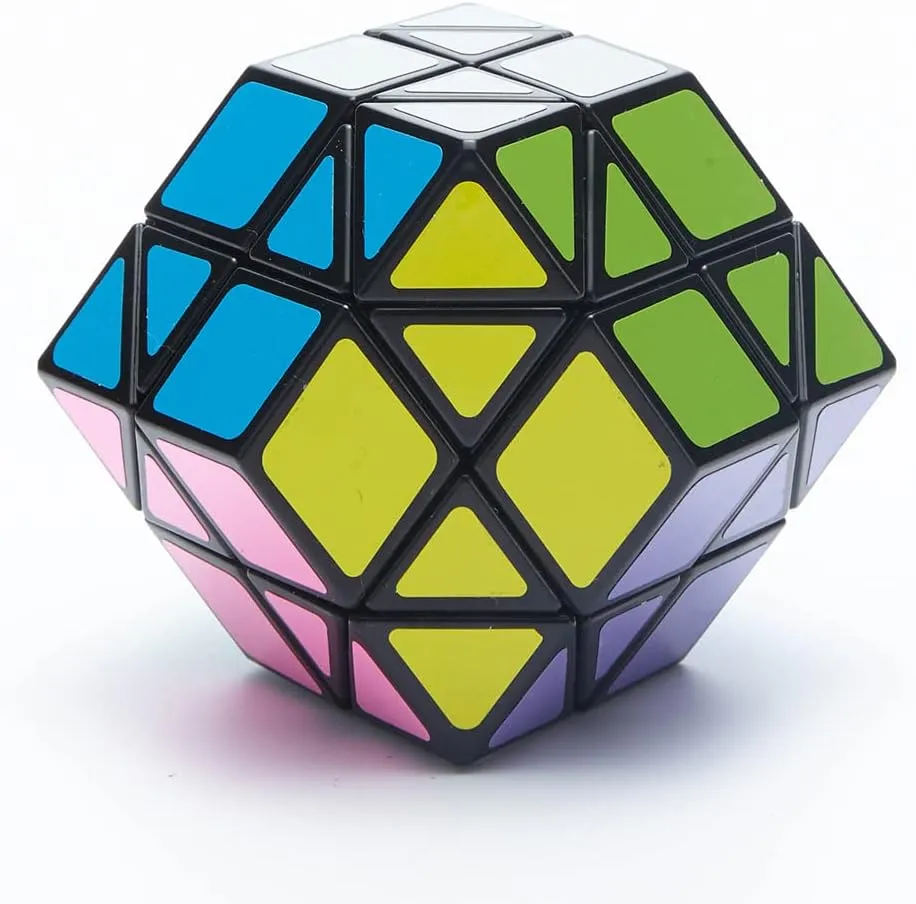 Willking 12-Axis Dodecahedron Magic Cube Face Turning Twelve Axis Rhombic Dodecahedron 3x3 Speed Cube