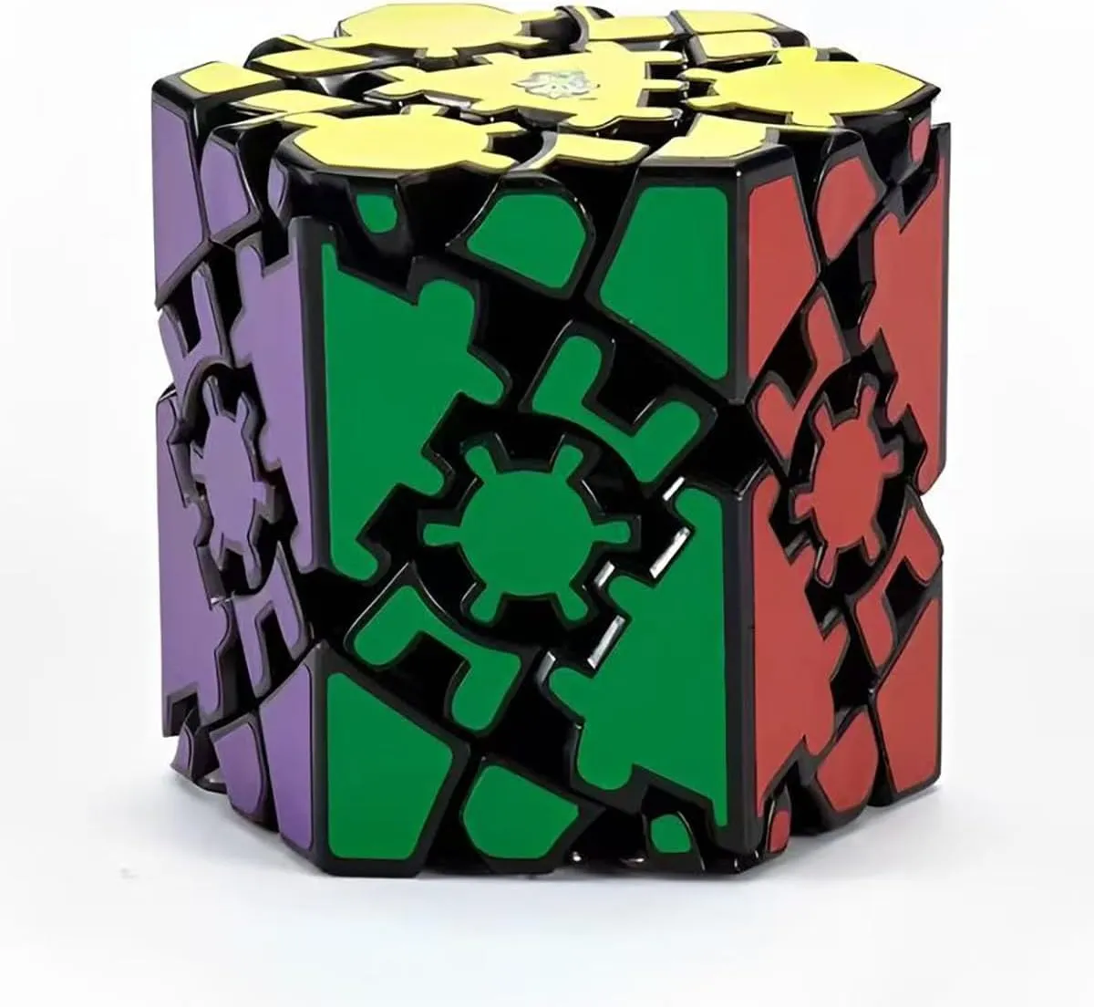 Willking Gear Hexagonal Prism Cube Gear Column Cube Twist Brain Teasers