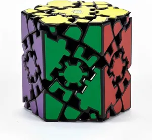 Willking Gear Hexagonal Prism Cube Gear Column Cube Twist Brain Teasers