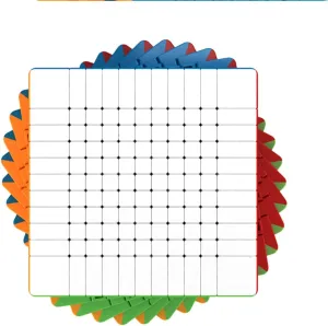 Willking MoYu Meilong 11x11 Speed Puzzle Cube 11x11 Magic Cubes Moyu Stickerless MEILONG 11x11x11 Cubing Classroom Speed Toys Cube