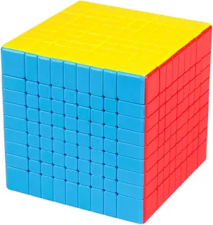 Willking Moyu Meilong 9X9 Magic Cube stickerless Meilong Speed Cube 9x9 Puzzle Cubes 9x9x9 MF9