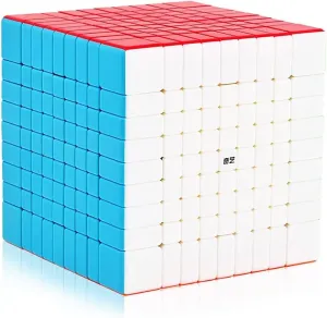 Willking Qiyi Speed Cube 9x9 Stickerless 75MM 9x9x9 Puzzle Magic Cube (2021 Version)