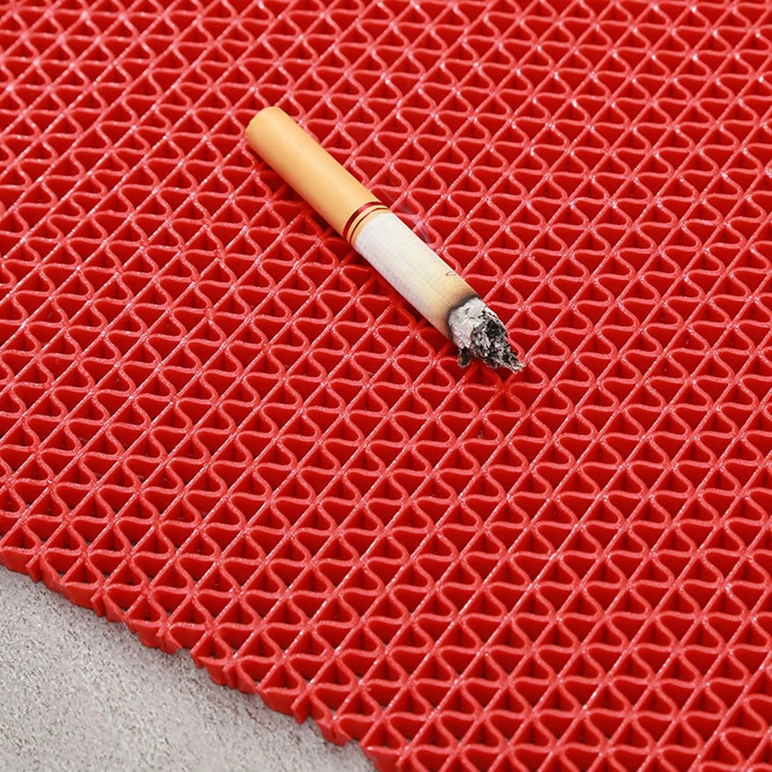 WLWLEO Drainage Non Slip Flooring Mats Swimming Pool Bathroom Anti-Fatigue Rubber Matting 3x10 Ft Heavy Duty Commercial Anti Slip Floor Mats for Garage Restaurant Sauna SPA,Red,0.9×3M