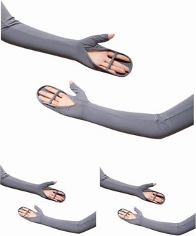 Women UV Long Sun Protection Gloves 3 Pairs UV Blocking Handshield Arm Sleeve Touchscreen Summer Driving UPF50 