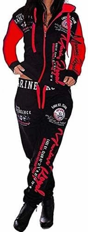 Womens Sweatsuits 2 Piece Hoodie Tracksuit Sets Casual Comfy Jogging Suits for Women