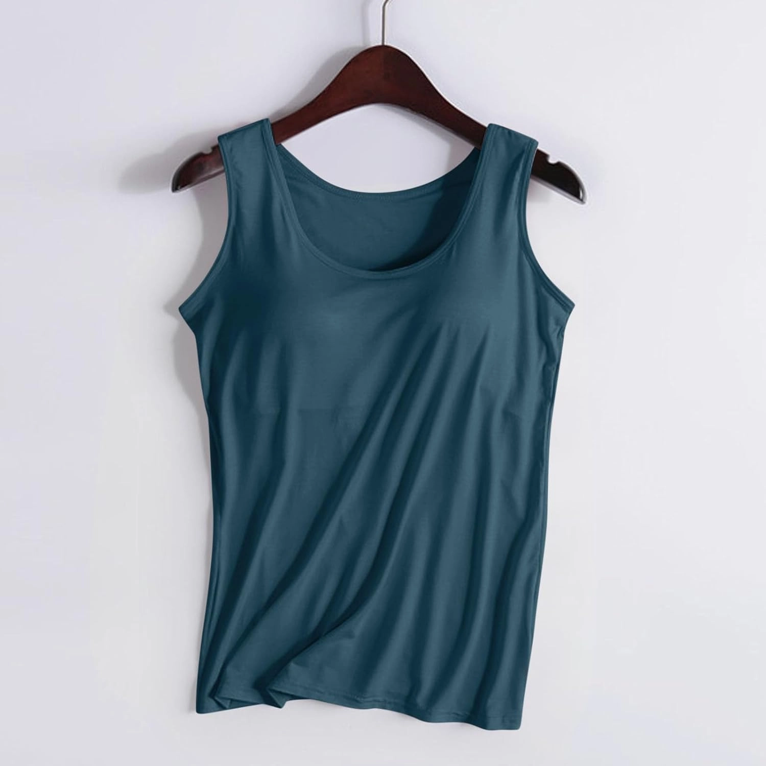 Womens Tank Tops with Built in Bras Pad Bra One Undershirt Camisole Tops for Women White Tank Top Woman Camisole