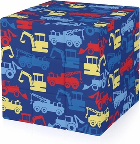 Work Trucks Funny 3x3x3 Cube Smooth Lightweight Puzzle for Adult Graphic Printing Travel