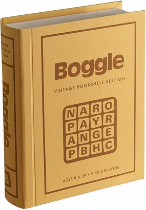 WS Game Company Boggle Vintage Bookshelf Edition