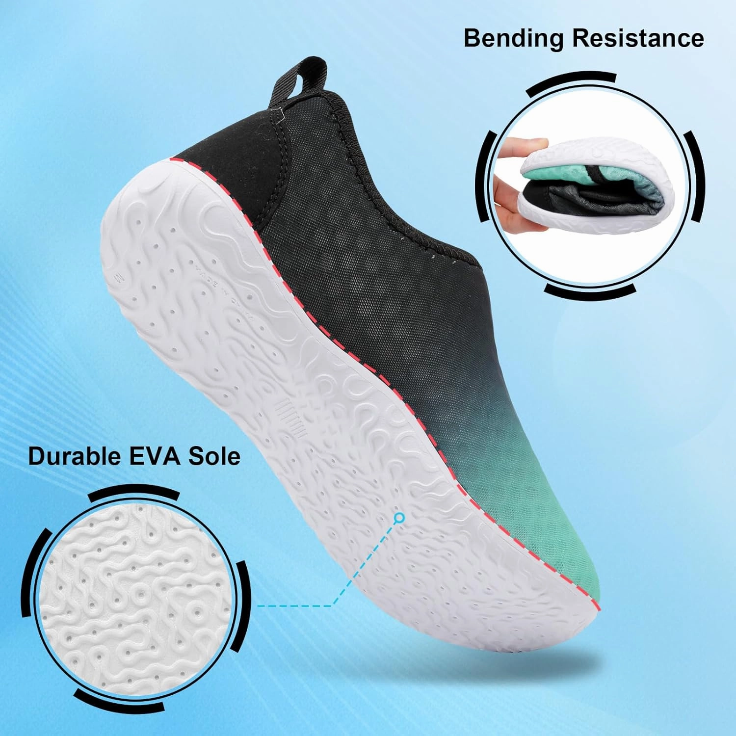 XIHALOOK Water Shoes for Women Men Quick Dry Lightweight Aqua Barefoot for Beach Swim Pool Surf Yoga Sports