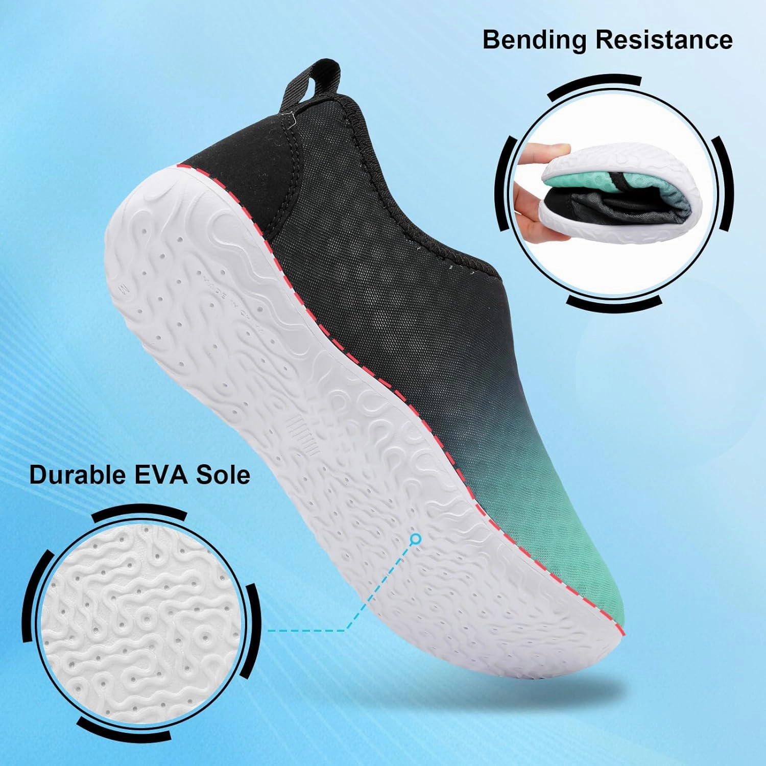 XIHALOOK Water Shoes for Women Men Quick Dry Lightweight Aqua Barefoot for Beach Swim Pool Surf Yoga Sports