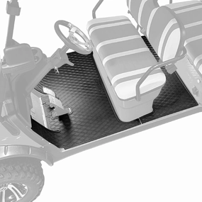 Xtreme Mats ICON Compatible, Full Coverage Golf Cart Floor Liner - Compatible with ICON and Advanced EV (Gen1) Golf Carts - Choose Your Color/Style