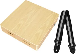 Yardwe Box Ash Cajon Drum Portable Box Drum for Travel Durable Design for Adults Develops Music Skills Rhythm Great present for Young Musicians