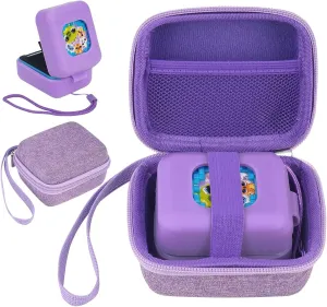 YouKnow Travel Case and Silicone Cover for Bitzee Magicals Interactive Toy Digital Pet and Accessories Protective Case (Purple)