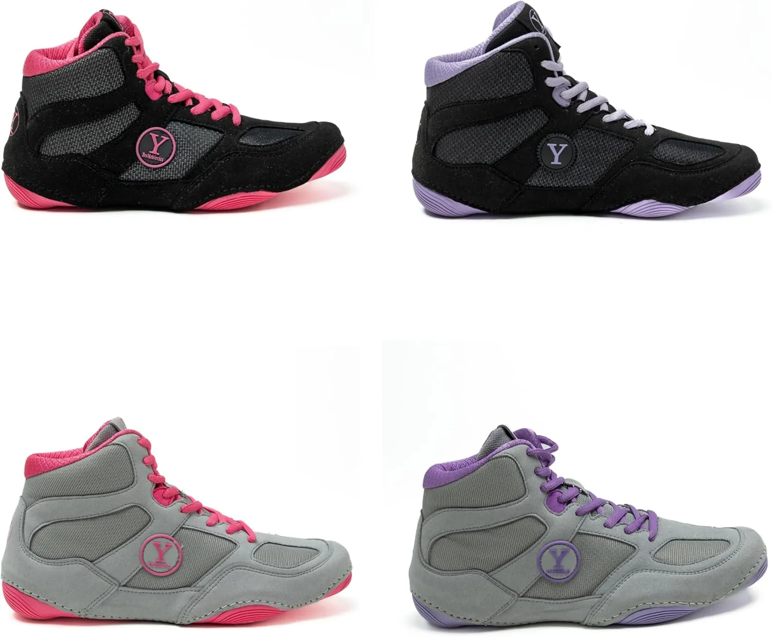 Youth Wrestling Shoes, 100% Anti-Slip Kids Wrestling Shoes, Durable Kids Boxing Shoes - Little Kid 11 to Big Kid 3 Sizes