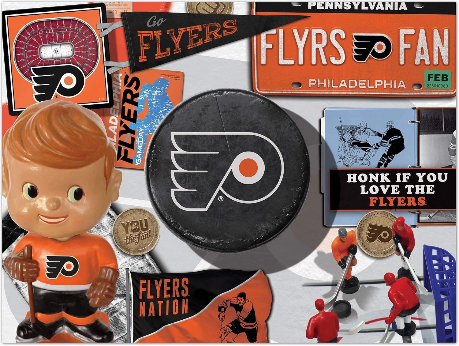 YouTheFan NHL Philadelphia Flyers Retro Series 500pc Puzzle