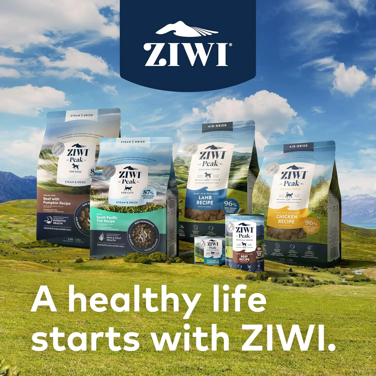 ZIWI Peak Air-Dried Cat Food – Chicken - All Natural, High Protein, Grain Free, Limited Ingredient w/ Superfoods (35.2oz)