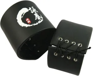 ZooBoo Wooden Dummy Punching Pads - Wing Chun Martial Art Kung Fu Kick Training Boxing Punch Kick Mount Bracket Striking Head Mounted Target Bags Set - 2 in 1 Set - Black