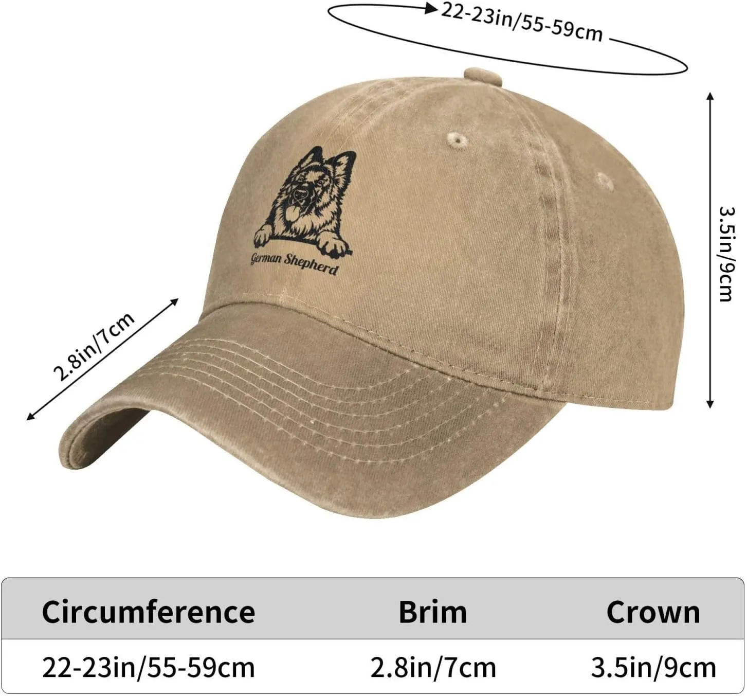 Zwergschnauzer Dog Look Baseball Cap Golf Dad Hat Adjustable Original Classic Low Profile Cotton Hat Men Women